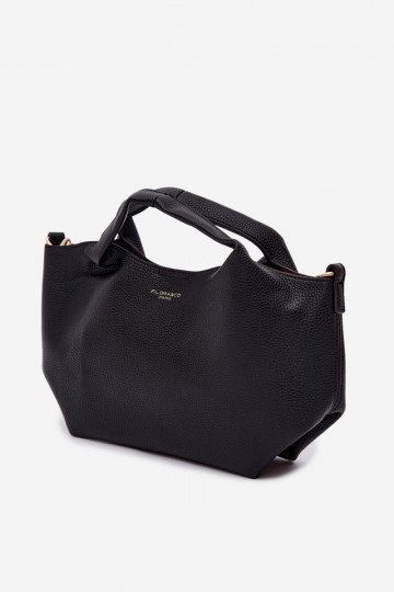 Tas van synthetisch leer in zwarte kleur Corisse 2