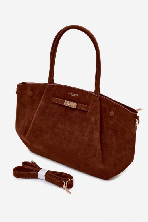 Handheld Typu KäuferImitacji aus INildlederu braune Farbe Nellia