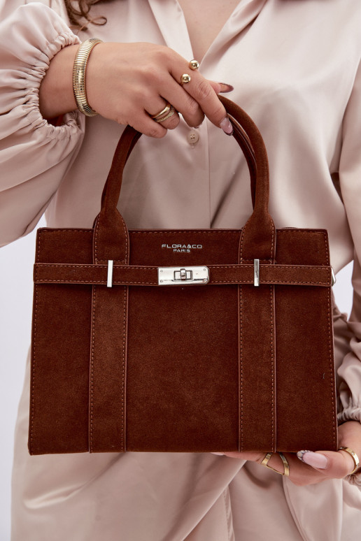 Handheld Typu StammImitacji aus INildlederu braune Farbe Noressa