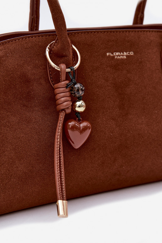 Ordinateur de pocheBrelokiem I avec bouclesmi en daim écologiqueoÀa marron Violette