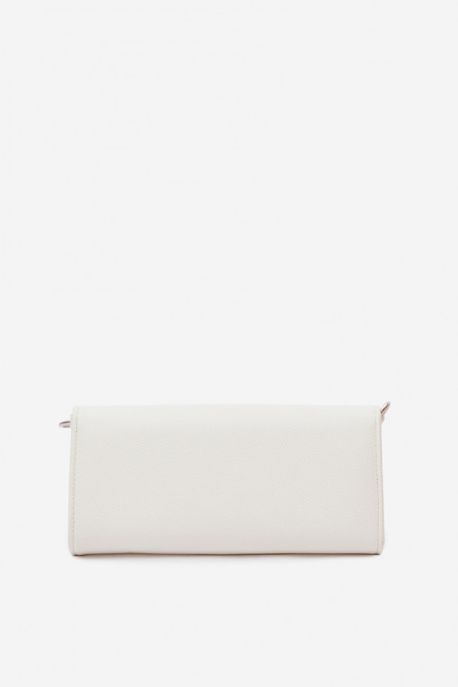 Portefeuille Ordinateur de poche deux en un avec des sangles couleur ivoire Suzette