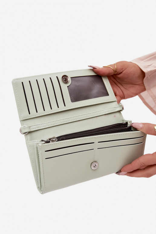 Portemonnee Handtas tInee in een met riemen mint kleuren Suzette