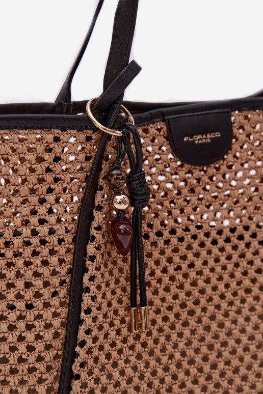 Oppervlak Handtas Typu KlantBrelokiem Groot bruin-zInart Mella