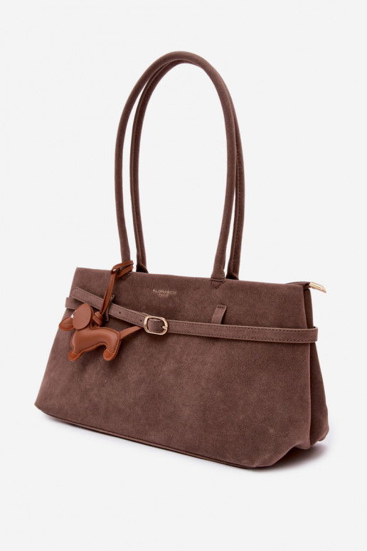 Ordinateur de pocheImitacji en daimu ZaÀieszka Jamnik Sombrebeige Noellea