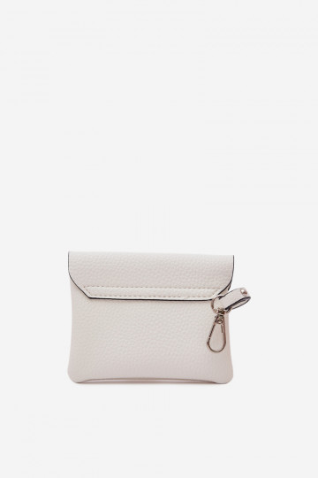 Portmonetka Feminin aus Öko-Leder elfenbeinfarbe Calienne 2