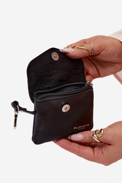 Portmonetka Feminin aus Öko-Leder SchZuarz Calienne