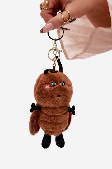 Sleutelhanger toeristenbij, bruin