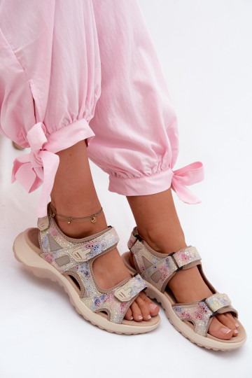 Peau À motifs Sandales pour femmes DANS SportoÀym Stylu Couleurs différentes Morenia