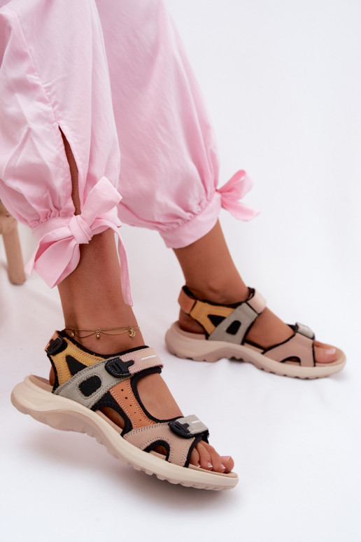 Damensandalen Feminin IN SportoZuym Stylu OrangeoZuo-schZuarze Farbe Morenia