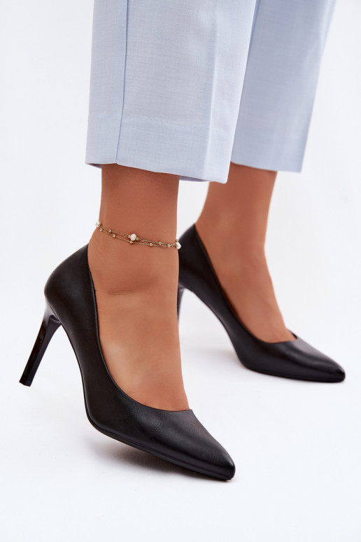 Escarpins en simili cuir Sergio Leone 1339 noirs