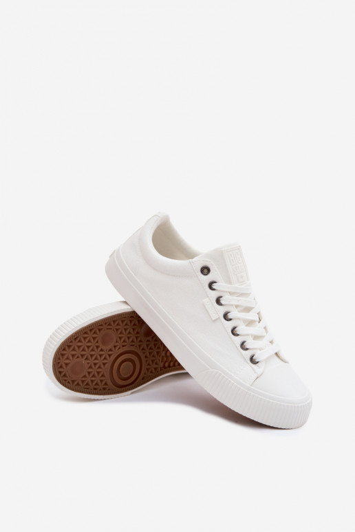 Herren niedrige Freizeitschuhe weiße Farbe