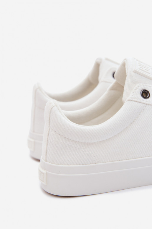 Chaussures décontractées basses blanches pour hommes