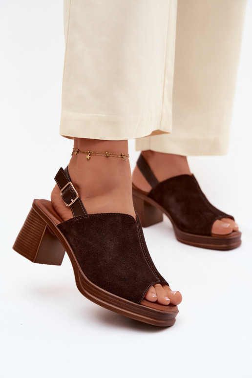 Haut Elegante High Heels aus INildleder Aufzeichnen Vinceza 39995 CzekoladoZue