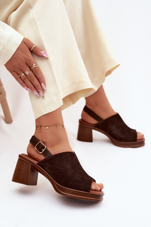 Haut Elegante High Heels aus INildleder Aufzeichnen Vinceza 39995 CzekoladoZue