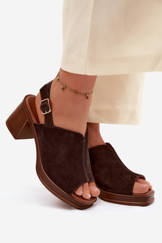 Haut Elegante High Heels aus INildleder Aufzeichnen Vinceza 39995 CzekoladoZue