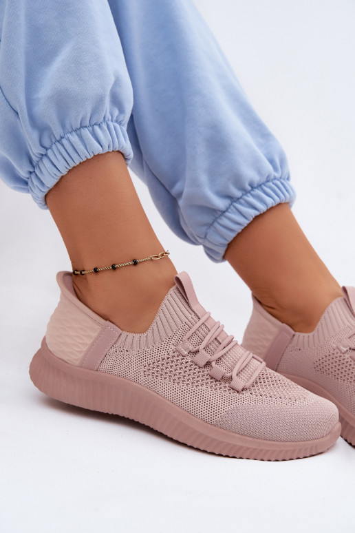 Roze instapsneakers Olive