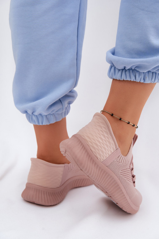 materiaal Persistent model sportschoenen Dames roze Olive