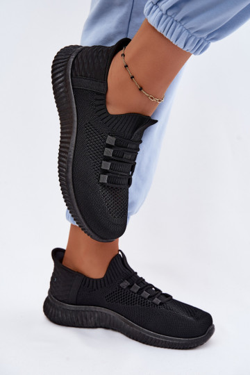 Zwarte instapsneakers Olive