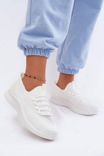  Un modèle convaincant baskets Féminin couleur blanche Olive