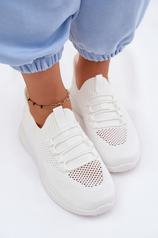 Witte instapsneakers Olive