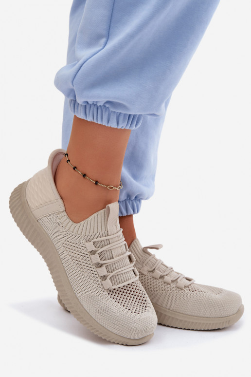 materiaal Persistent model sportschoenen Dames beige Olive