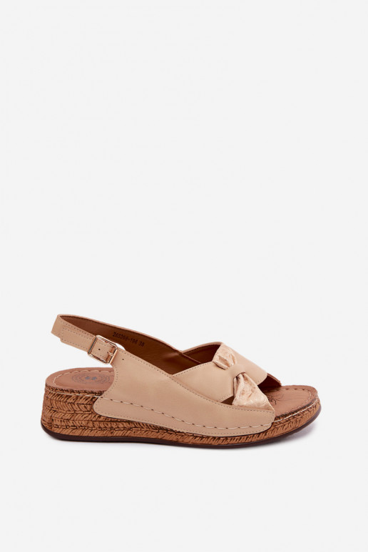 Sandales à plateforme confortables pour femmes en sable Iggy