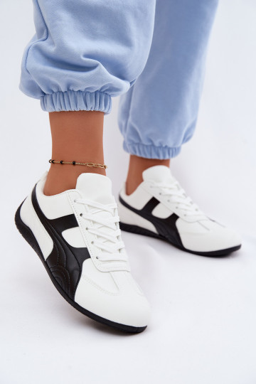 Chaussures blanches de style sneaker pour femmes Tai 2