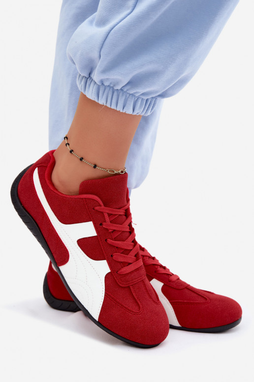 Rode sneakers voor dames Tai