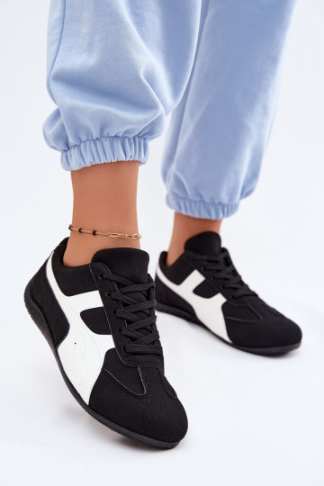 Chaussures noires de style sneaker pour femmes Tai 2