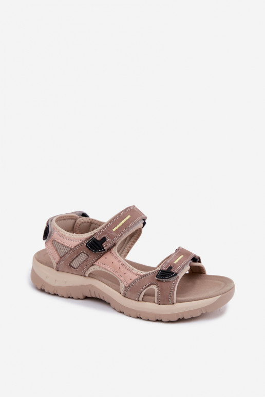 Sandales sportives pour femmes McKeylor 95414 sable-rose
