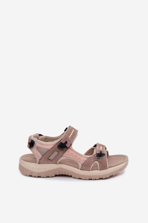 Sandales pour femmes Féminin DANS SportoÀym Stylu McKeylor 95414 beige-couleur rose