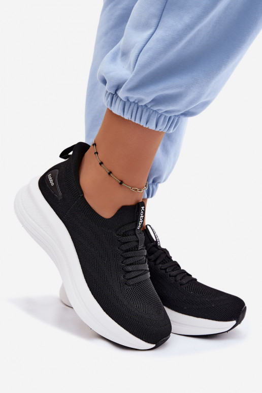 Chaussures de sport à enfiler Kobbo 102425 noires