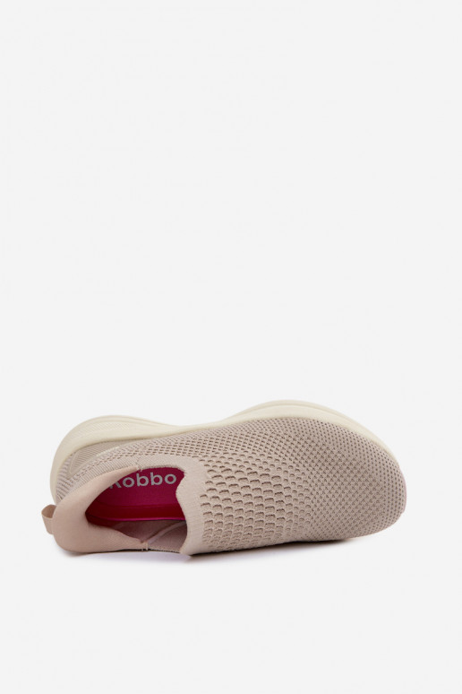 Un modèle convaincant Chaussures modèle baskets Féminin  Kobbo 102424 beige