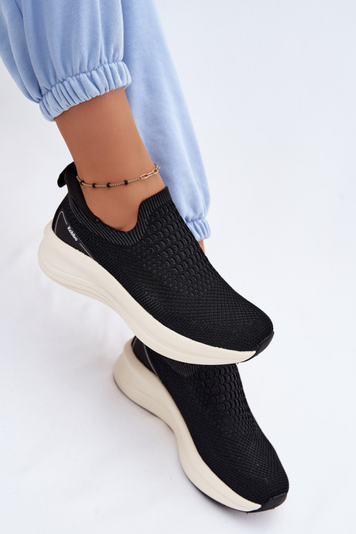 Slip-On Sport Schuhe Kobbo 102424 schwarz