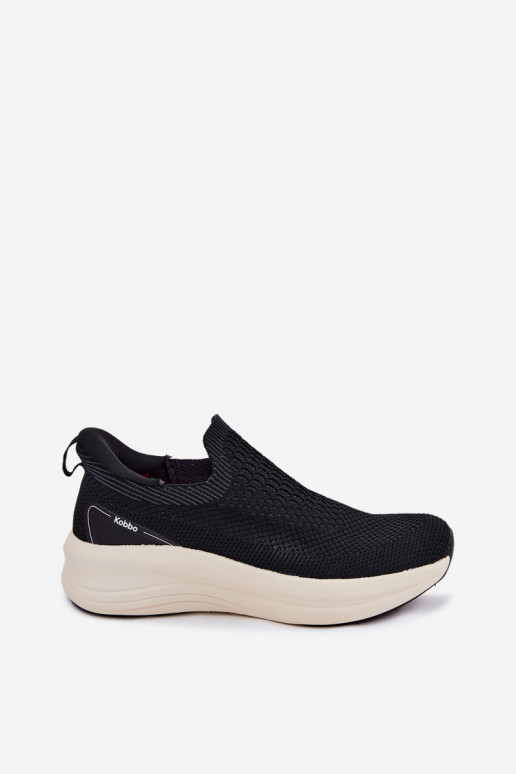 Un modèle convaincant Chaussures modèle baskets Féminin  Kobbo 102424 couleur noire