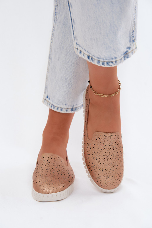 mit durchbrochenen Elementen Ein überzeugendes Stilvollll Schuhe Feminin Szampańskie Salty