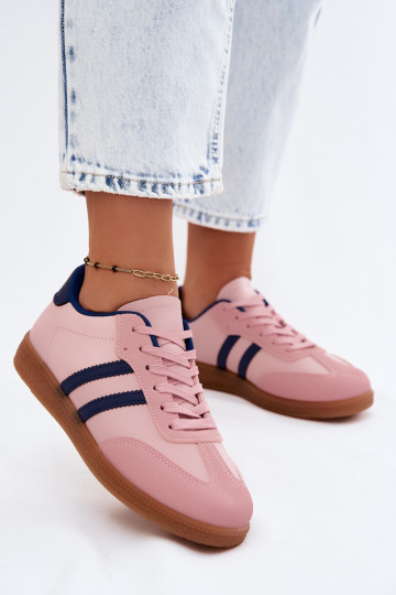 Chaussures modèle baskets Féminin couleur rose Seabell 2