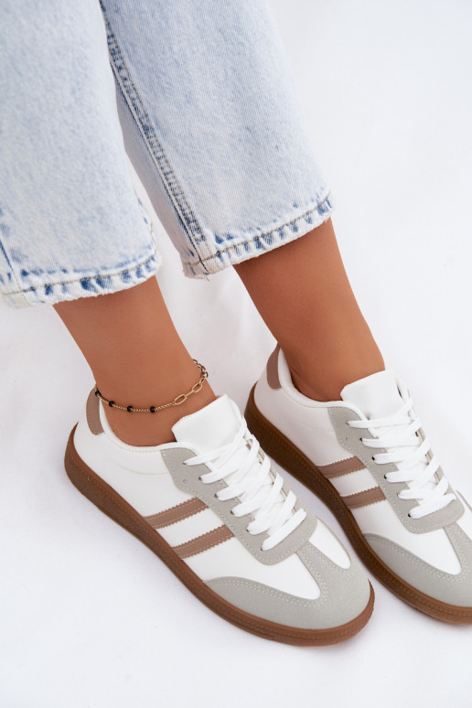 Weiß-beige Sneakers Seabell