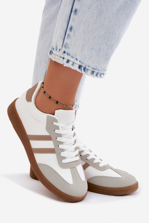 Weiß-beige Sneakers Seabell