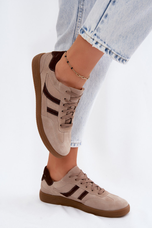 Baskets en daim sable Zazoo N1176S2
