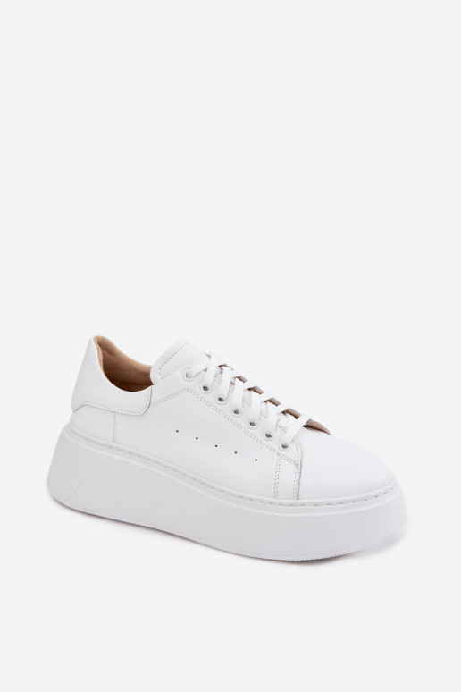 Witte platformsneakers Zazoo N408S2