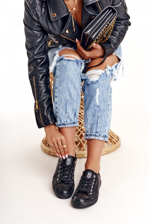 Leren damessneakers Big Star zInart V274871