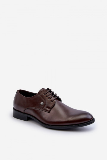voor mannen Elegante stijl schoenen bruine kleur Jenavee