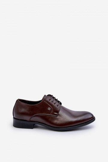 Heren elegante schoenen bruin Jenavee 2
