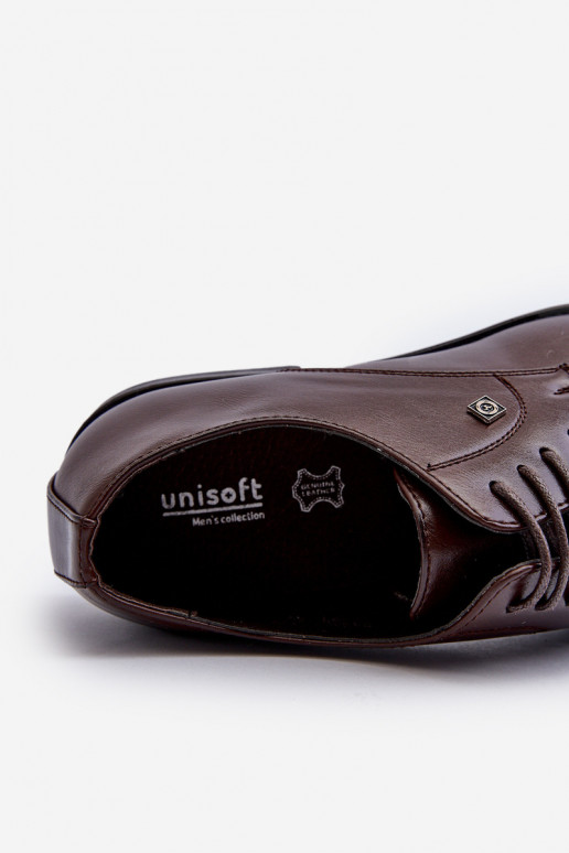 Heren elegante schoenen bruin Jenavee