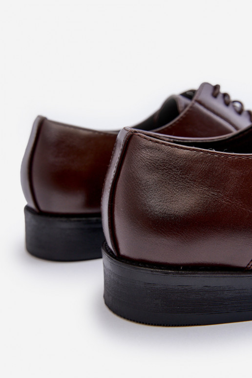 Herren elegante Schuhe braun Jenavee
