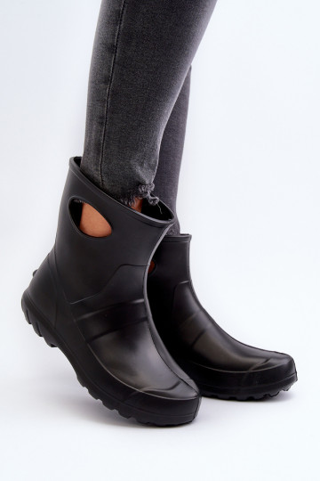 Bottes en caoutchouc Féminin DANSodoszczelne LEMIGO GARDEN 752 couleur noire