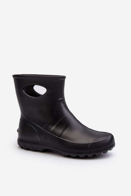 Damen wasserdichte Gummistiefel schwarz LEMIGO GARDEN 752