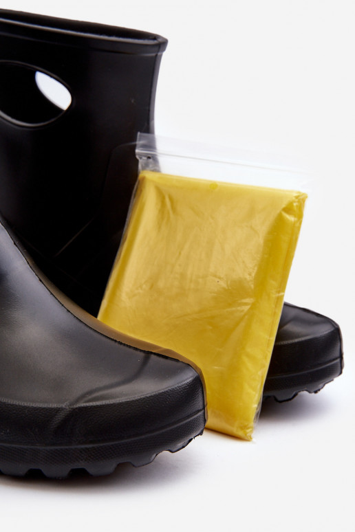 Damen wasserdichte Gummistiefel schwarz LEMIGO GARDEN 752