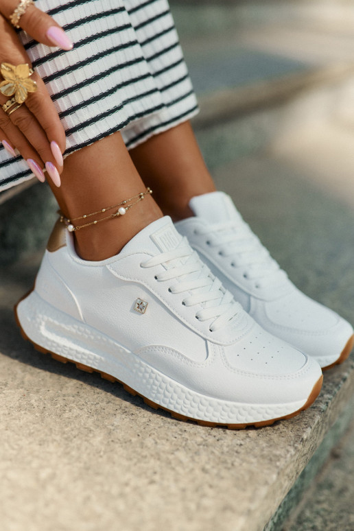  baskets Féminin Big Star RR274629 HI-POLY SYSTEM couleur blanche